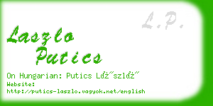 laszlo putics business card